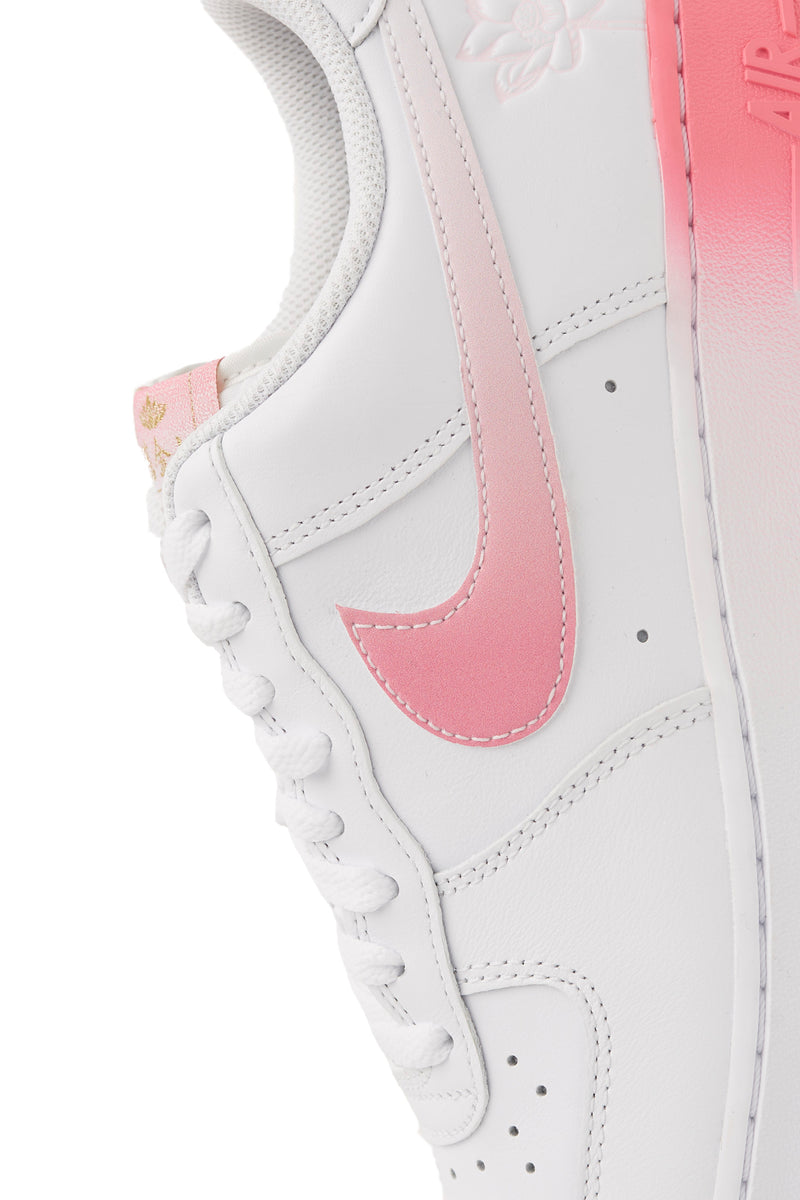 Nike Air Force 1 '07 Premium 'White/Lotus Pink' - ROOTED