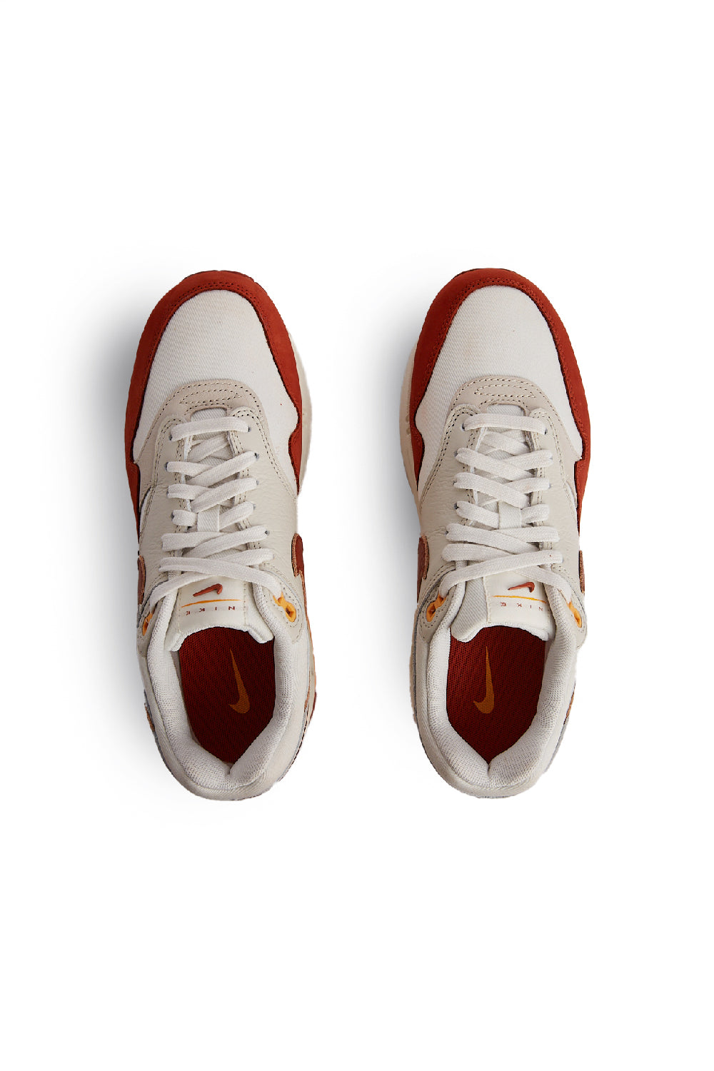 Nike Womens Air Max 1 LX 'Sail/Rugged Orange' - ROOTED