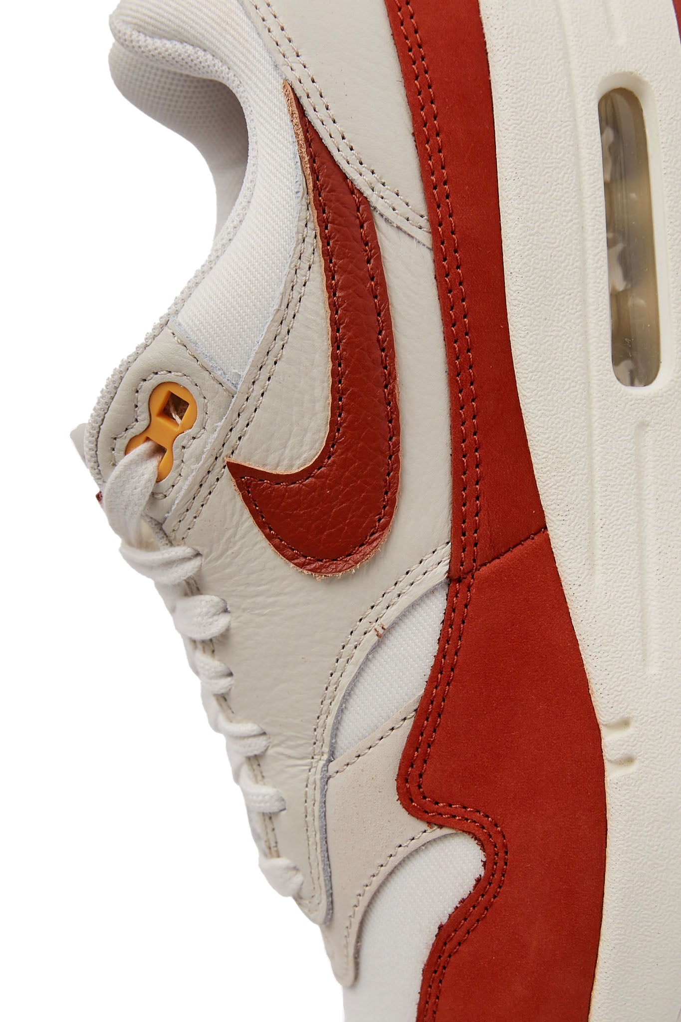 Nike Womens Air Max 1 LX 'Sail/Rugged Orange' - ROOTED