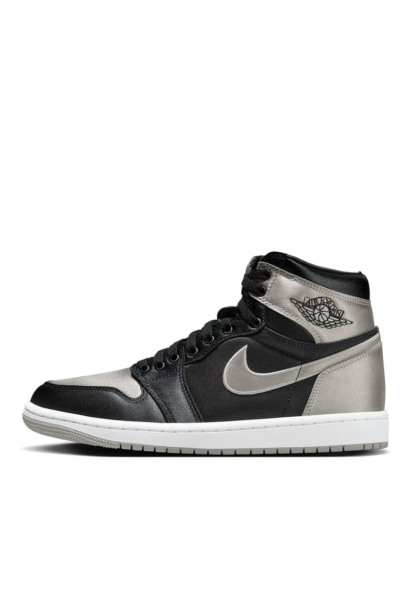 Black Jordan Mid Gris Womens Air Jordan Retro High OG 'Black