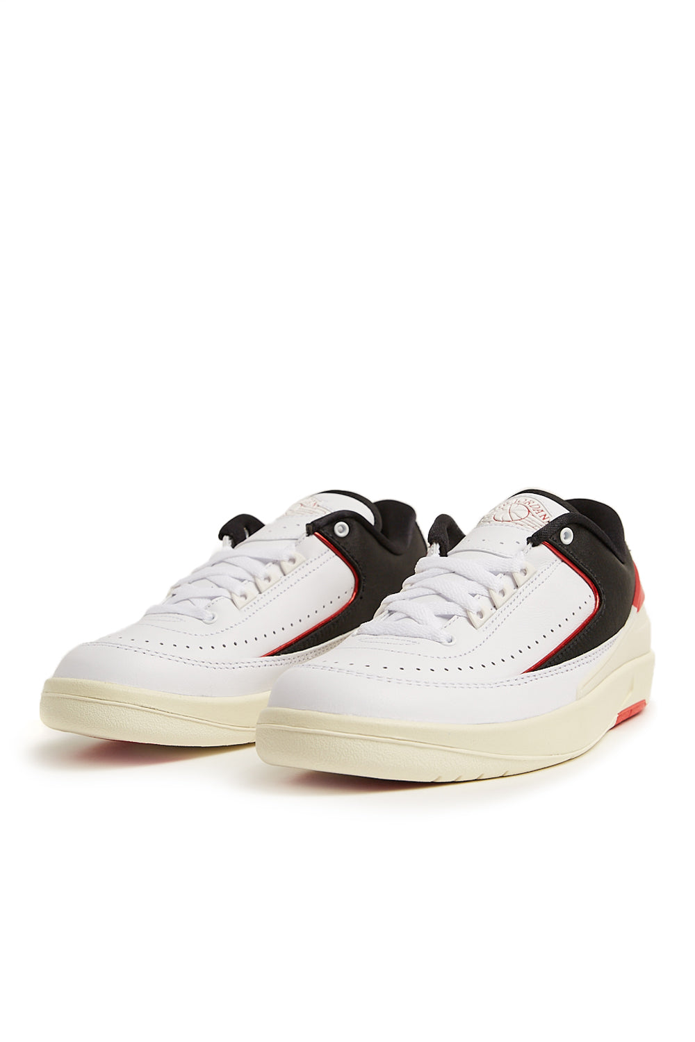 Air Jordan Womens 2 Retro Low 'White/University Red' - ROOTED