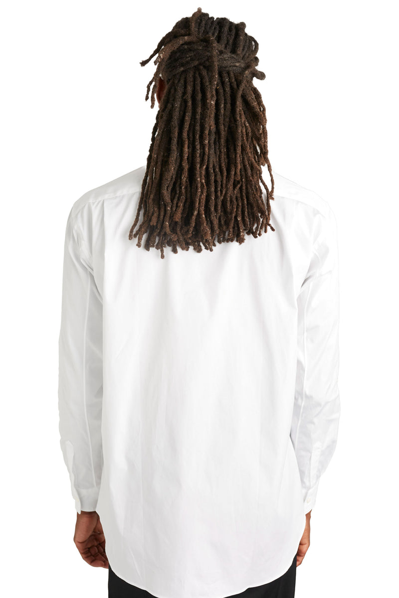 Comme des Garcons SHIRT Woven Shirt 'White/Print' - ROOTED