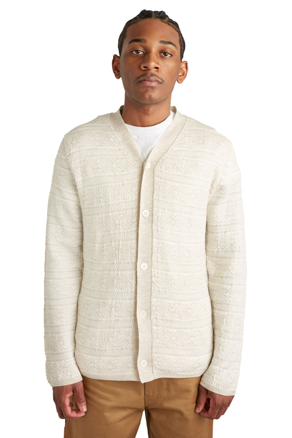 Comme des Garcons SHIRT Knit Cardigan 'Beige' - ROOTED