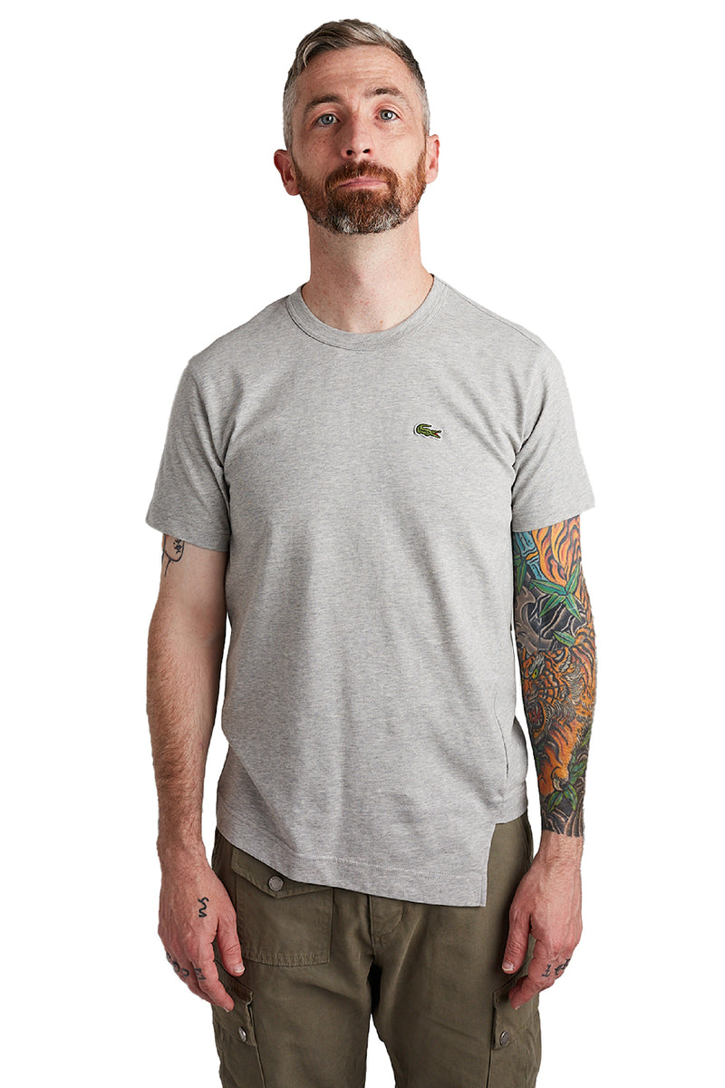 Comme des Garcons SHIRT Mens Lacoste Badge Tee 'Grey' - ROOTED