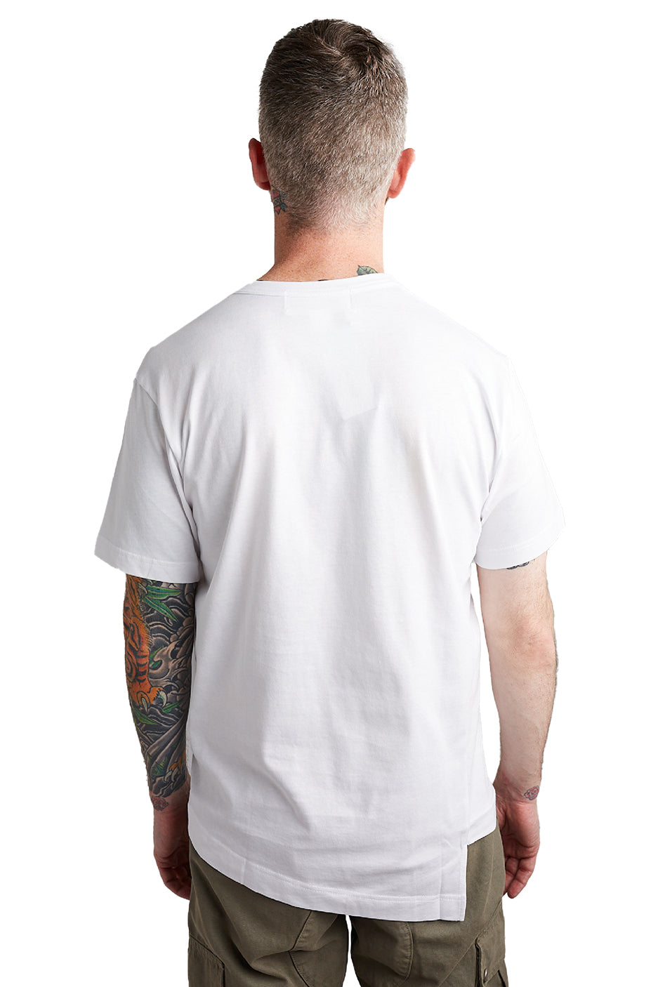 Comme des Garcons SHIRT Mens Lacoste Badge Tee 'White' - ROOTED