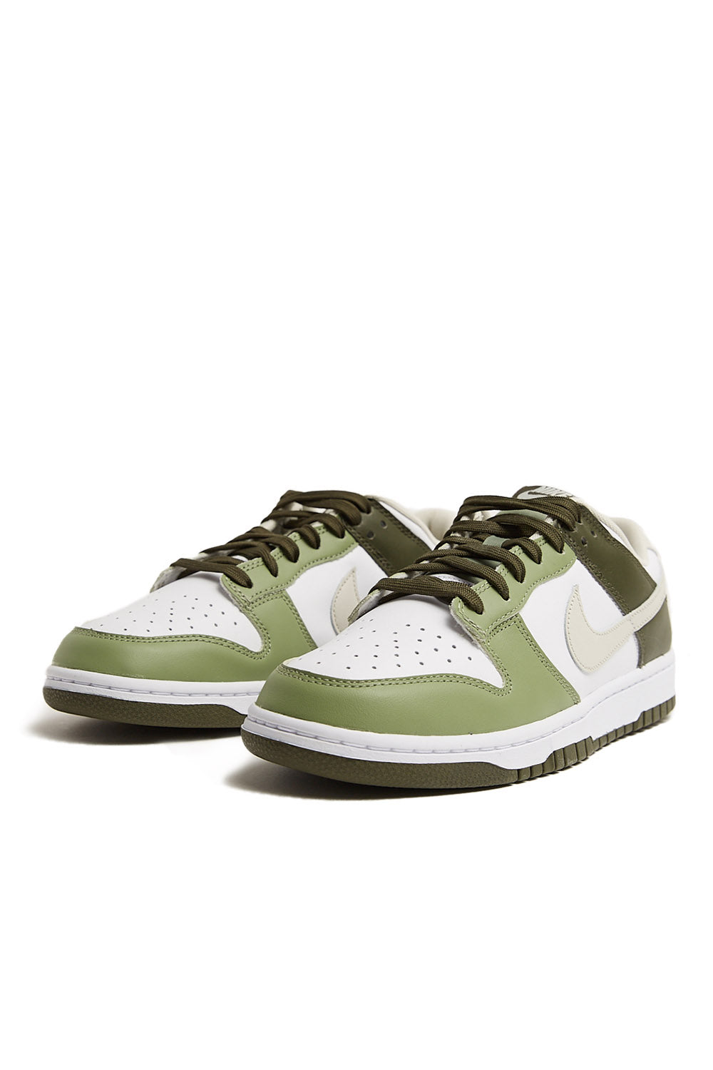 Nike Dunk Low 'White/Light Bone/Oil Green' - ROOTED