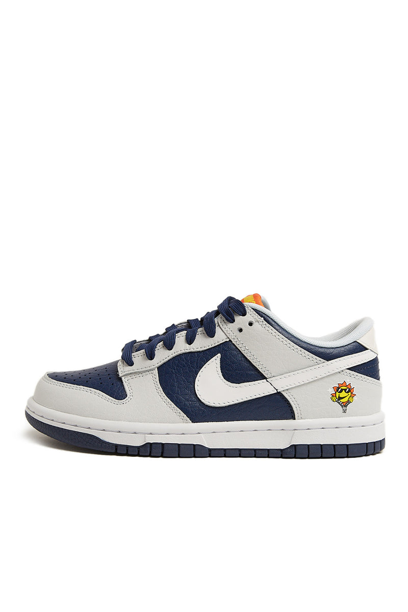 Nike Kids Dunk Low BG 'Photon Dust/White-Midnight Navy' - ROOTED