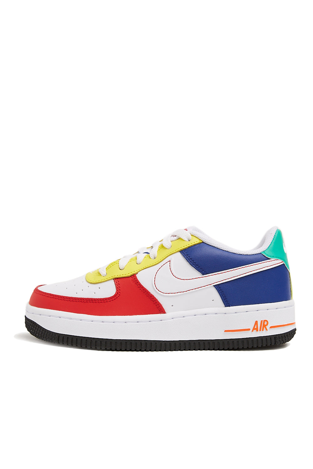 Nike Kids Air Force 1 Low LV8 BG University Red White Royal Blue ROOTED