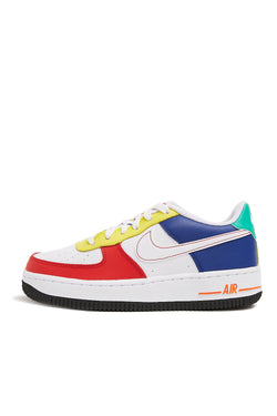 Nike Kids Air Force 1 Low LV8 BG 'University Red/White/Royal Blue' - ROOTED