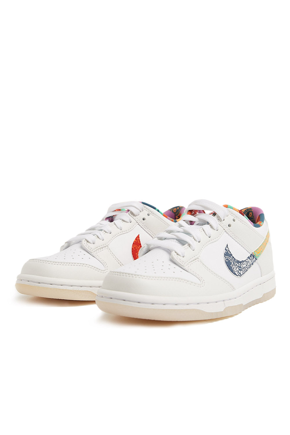 Nike Kids Dunk Low (GS) 'White/Diffused Blue-White-Mystic Red - ROOTED