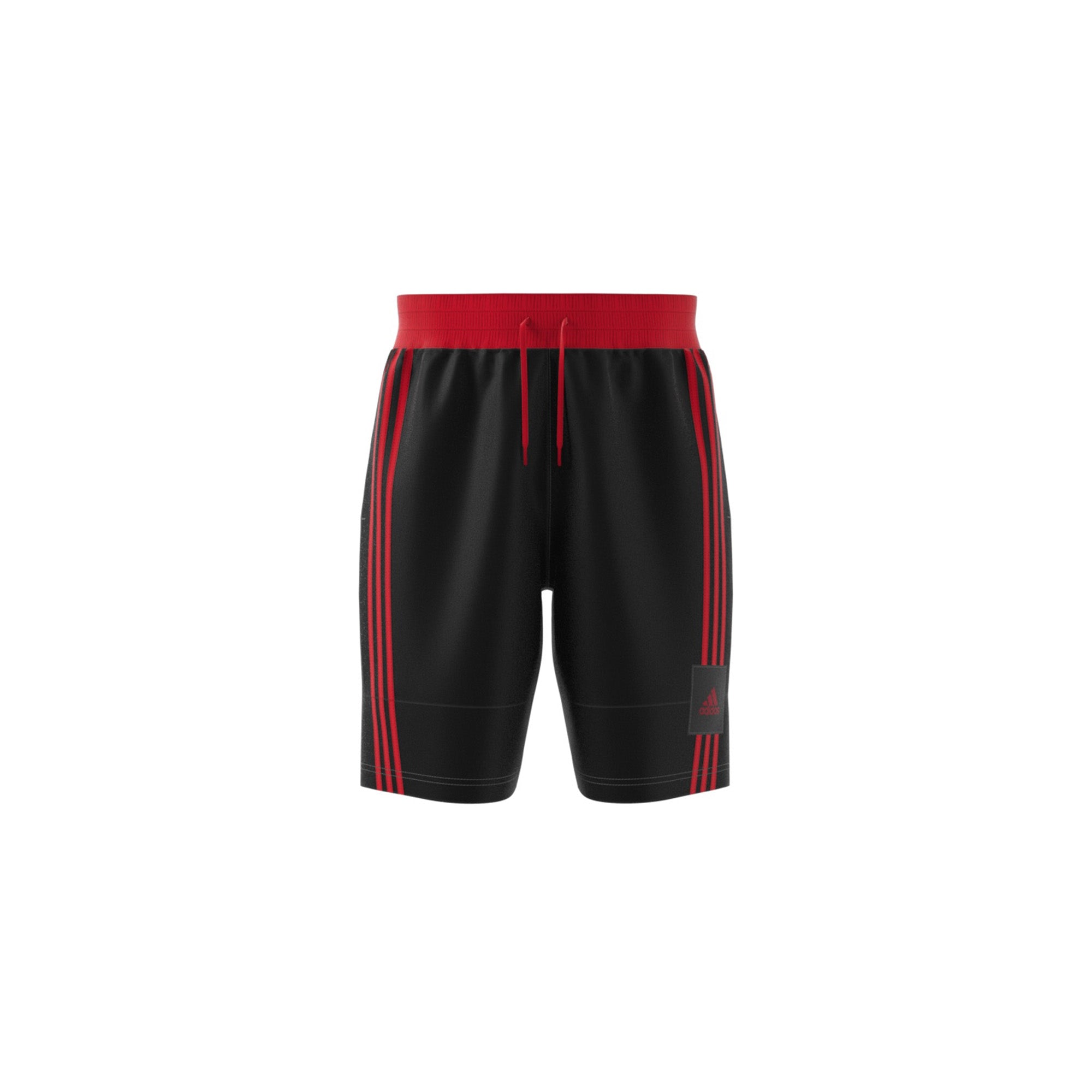 Adidas 3G Speed X Shorts 'Black/Scarlet' - ROOTED