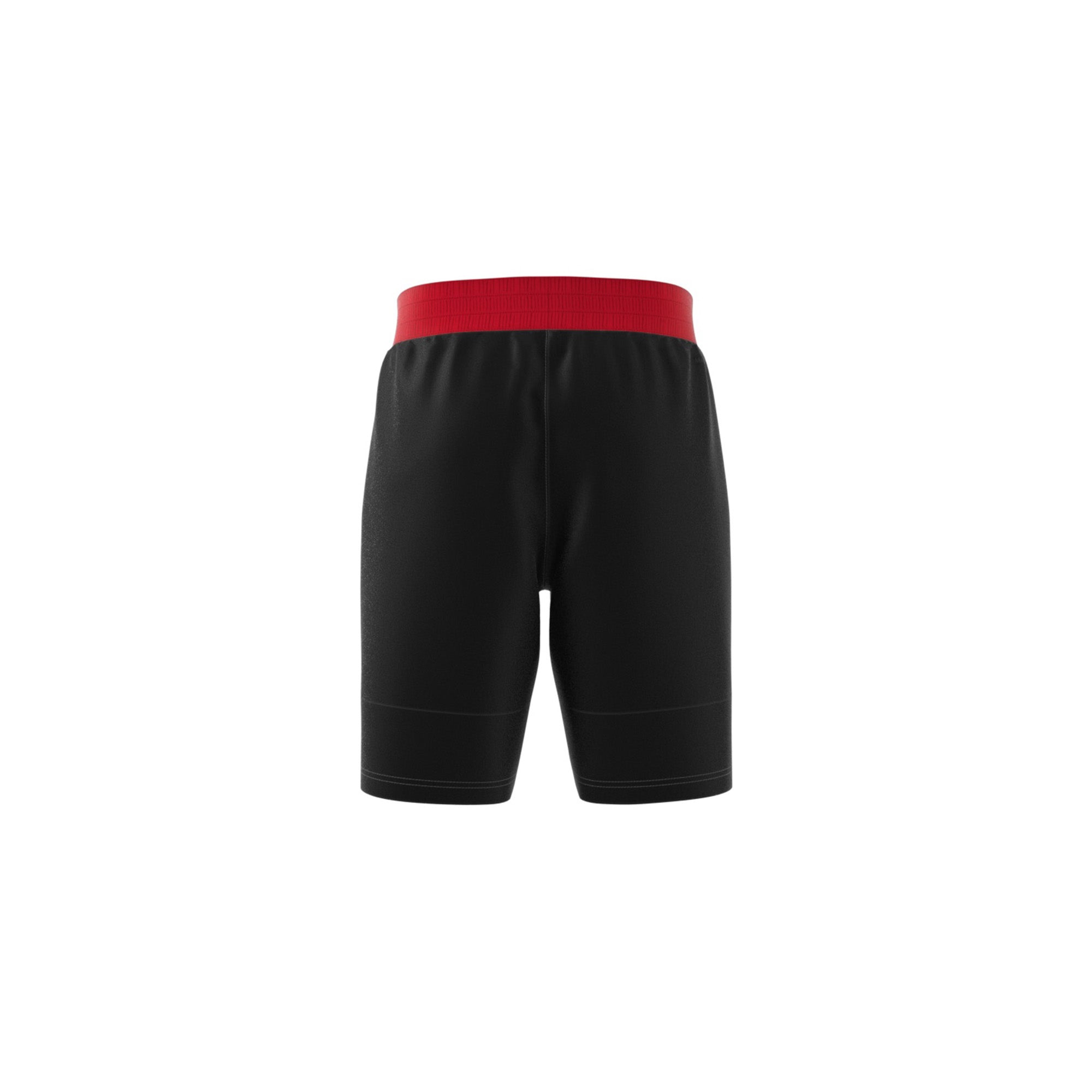 Adidas 3G Speed X Shorts 'Black/Scarlet' - ROOTED