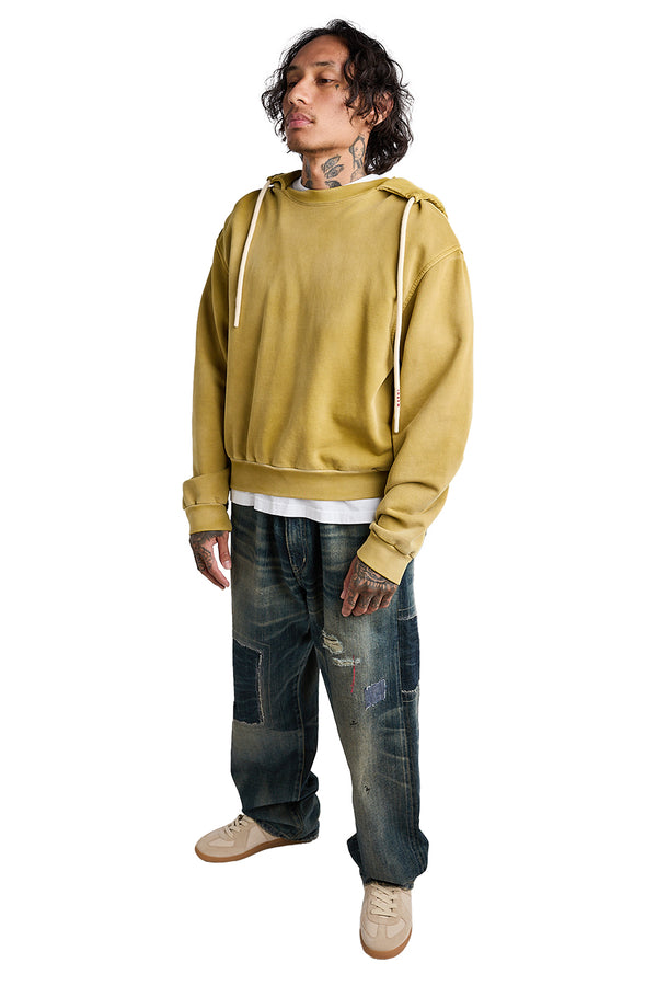 Marni Overdyed Hoodie 'Steppe' - ROOTED