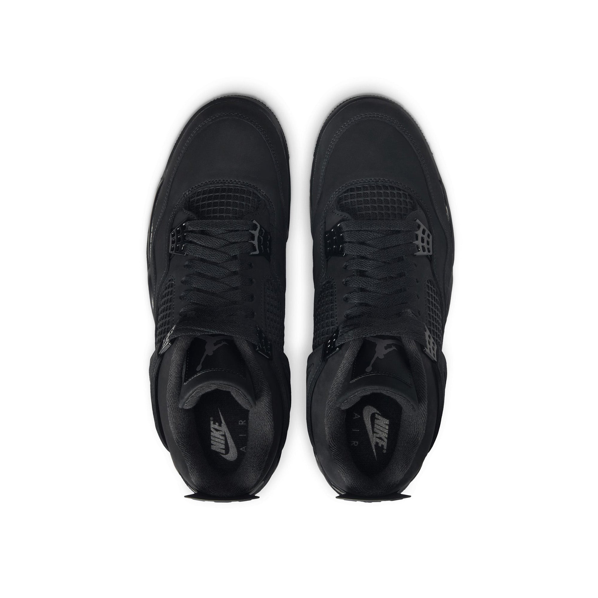 Air Jordan 4 Retro 'Black/Black/Light Graphite' - ROOTED