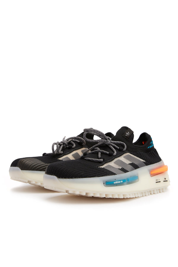 adidas NMDs1 'Core Black/Grey Five' - ROOTED