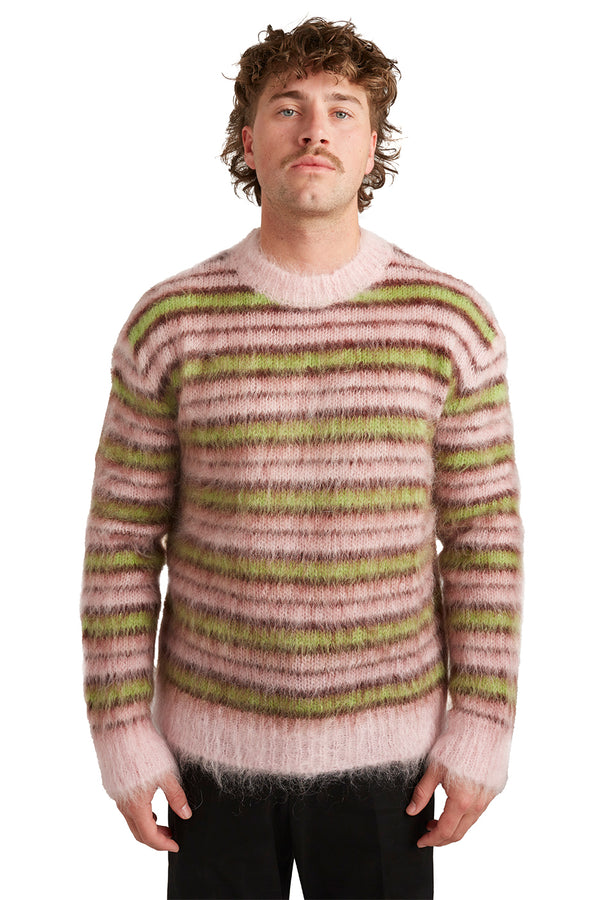 Marni Mohair Crewneck Sweater 'Quartz' - ROOTED