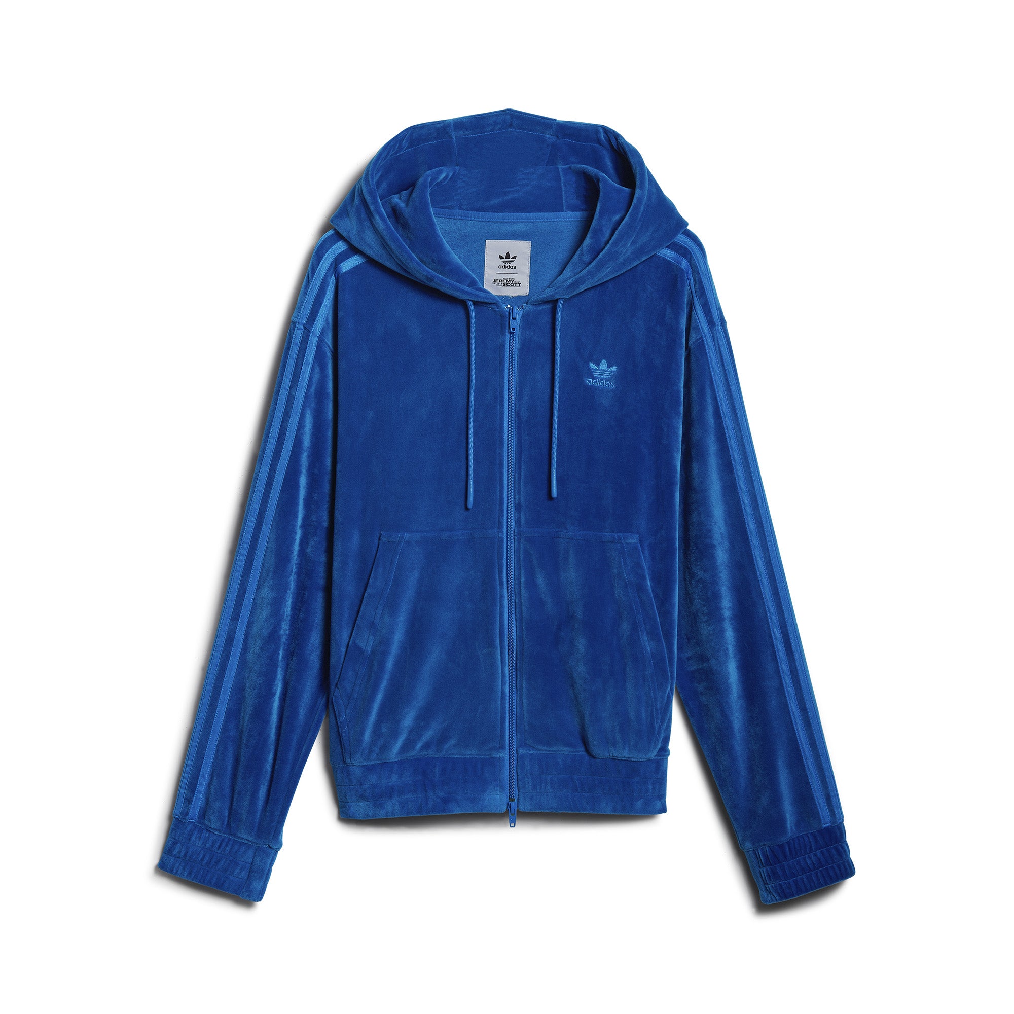adidas x Jeremy Scott Zip Hoodie 'Blue' - ROOTED