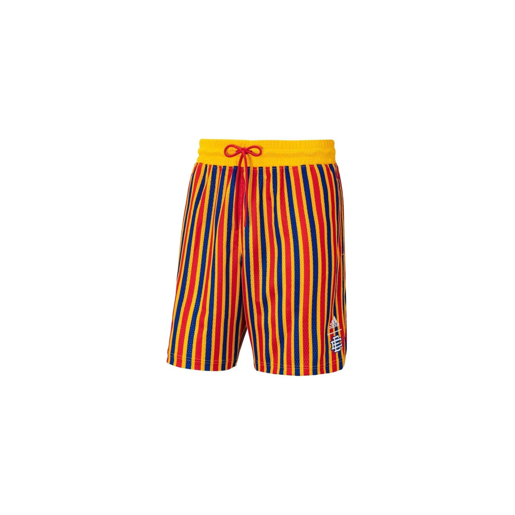 Adidas x Eric Emanuel McDonalds Shorts 'Red/Multi'