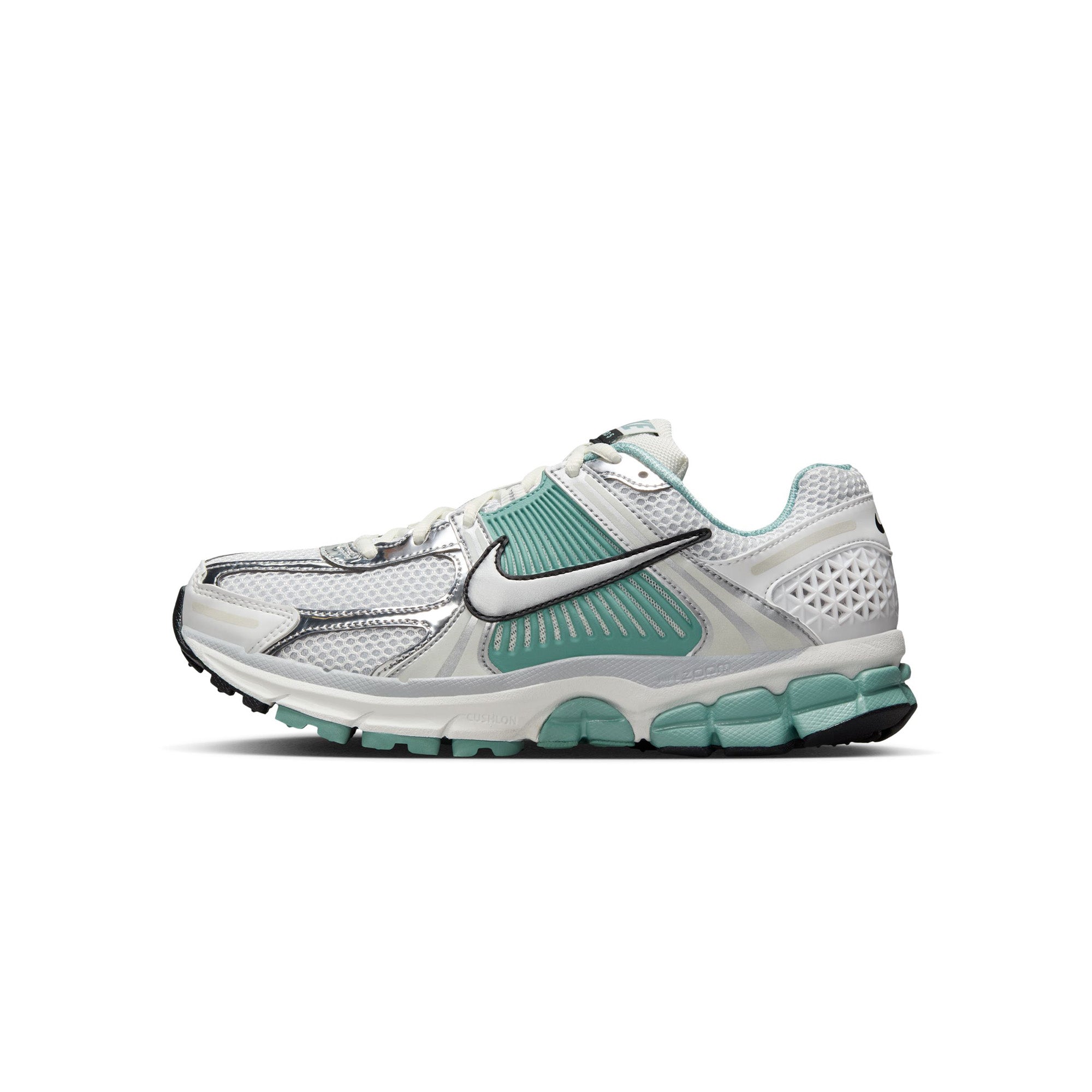 Womens Nike Zoom Vomero 5 'Summit White/Metallic Silver' - ROOTED