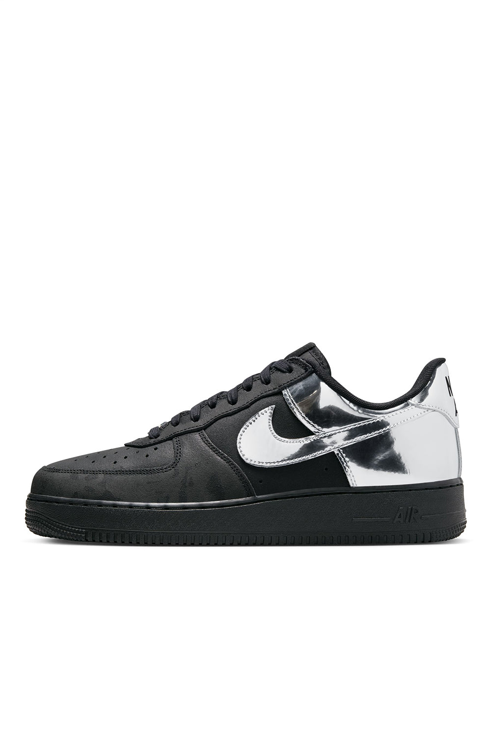 Nike Air Force 1 Retro 'Black/Chrome'