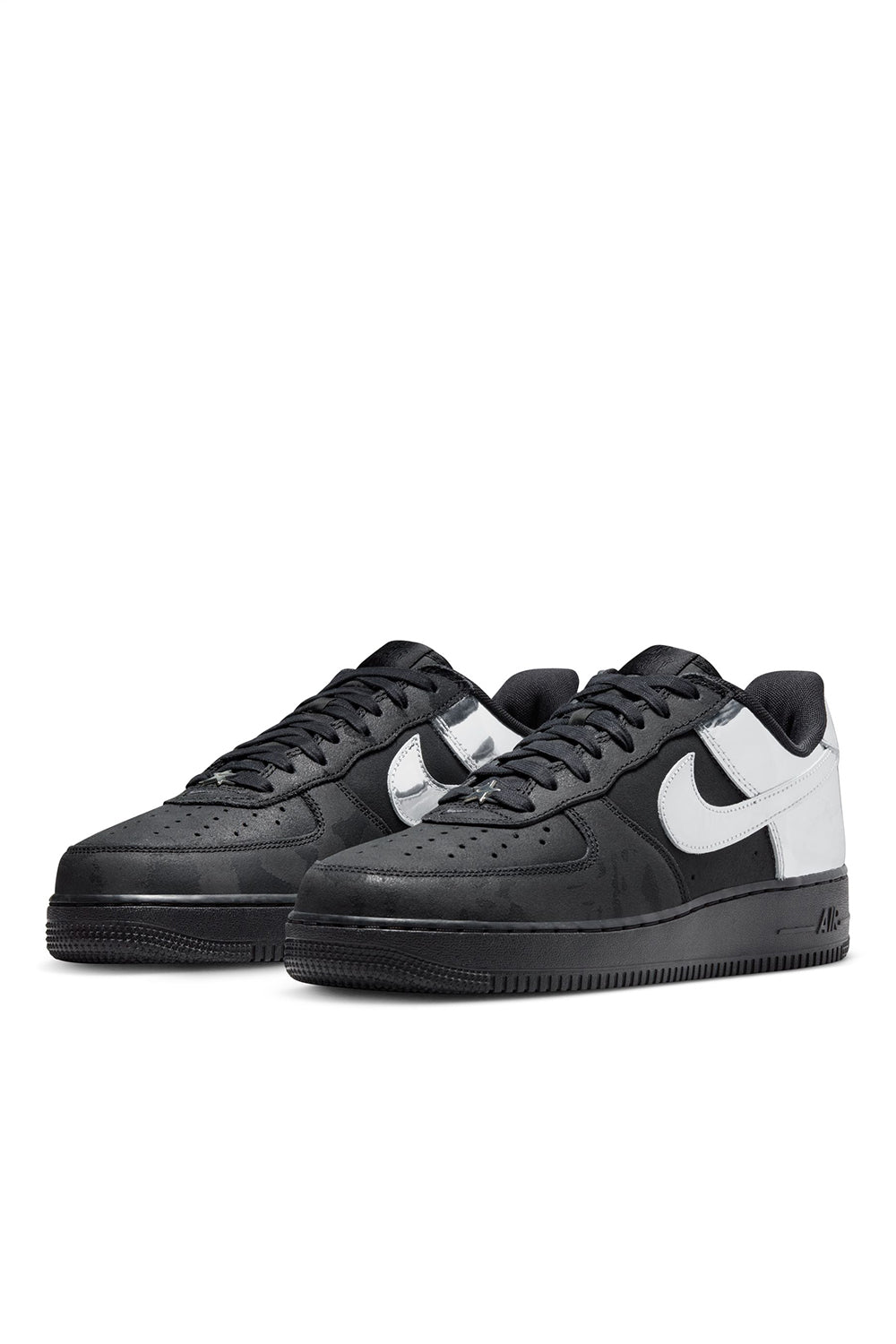 Nike Air Force 1 Retro 'Black/Chrome'