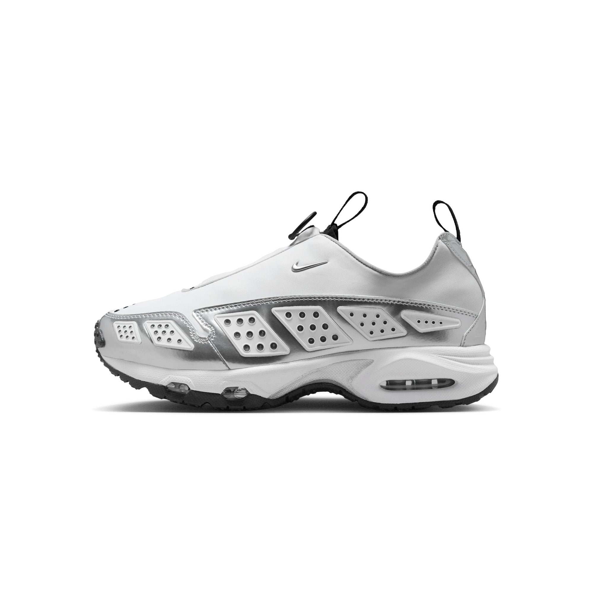 Womens Nike Air Max SNDR 'White/Metallic Silver/Black' - ROOTED