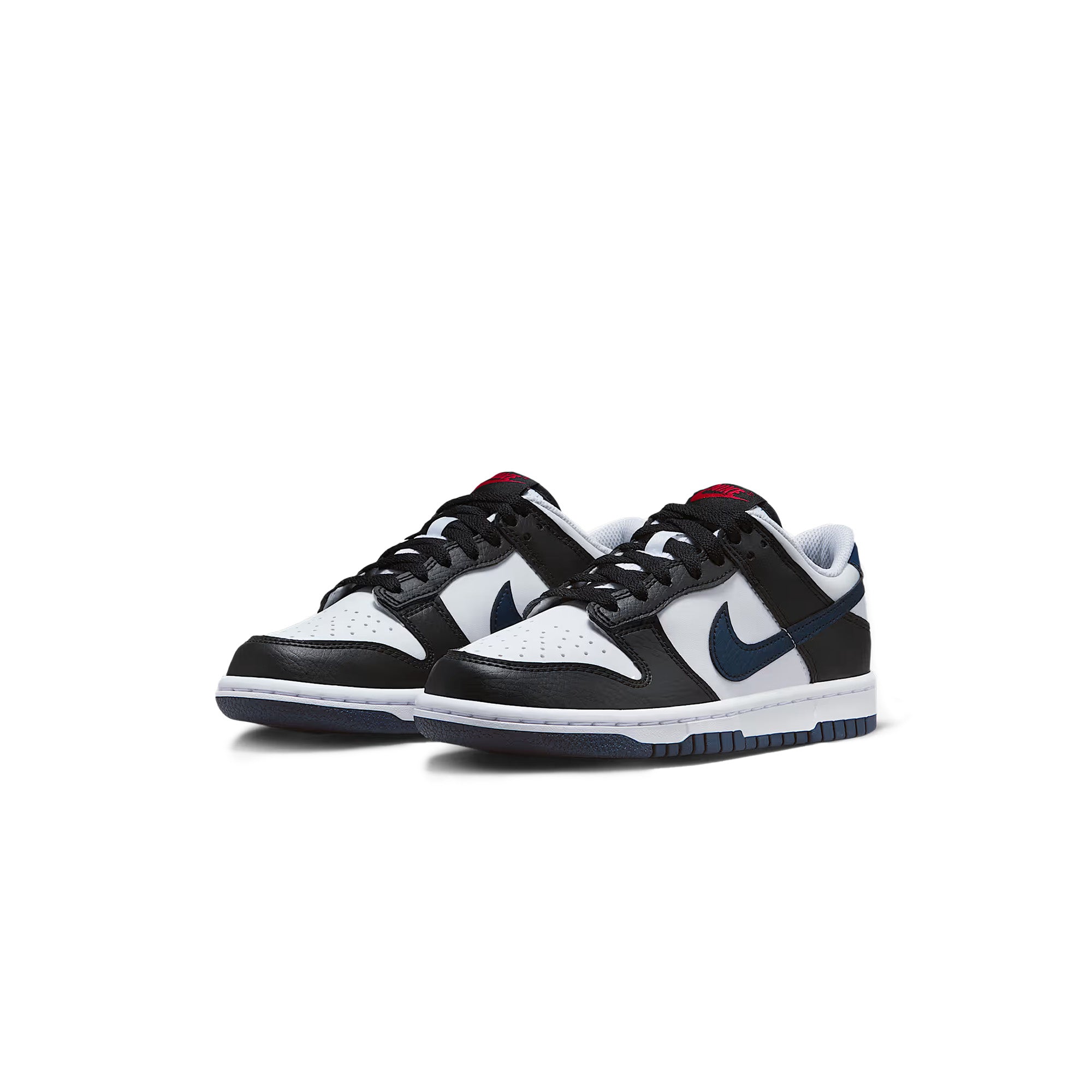 Kids Nike Dunk Low 'Black/Midnight Navy' - ROOTED