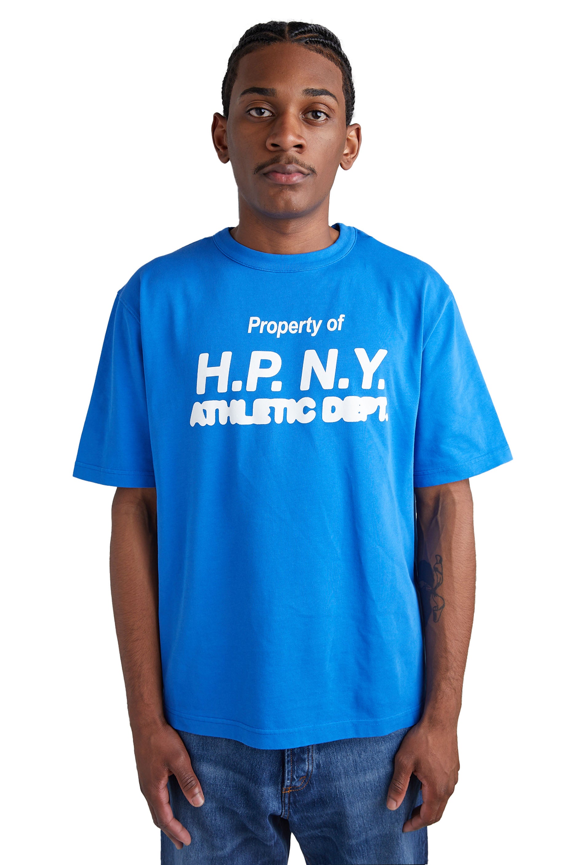 Heron Preston HPNY 23 Tee 'Blue' - ROOTED