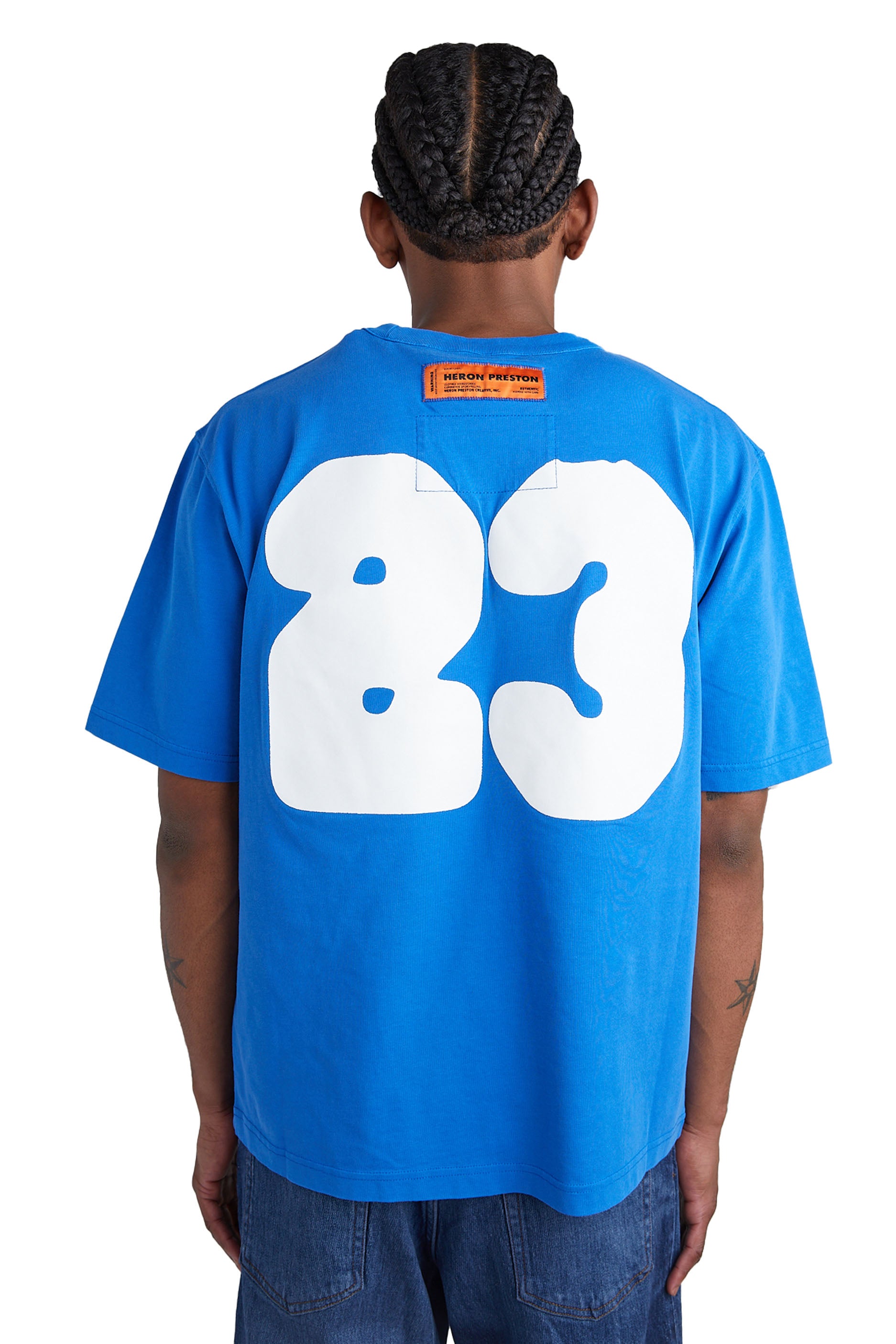 Heron Preston HPNY 23 Tee 'Blue' - ROOTED