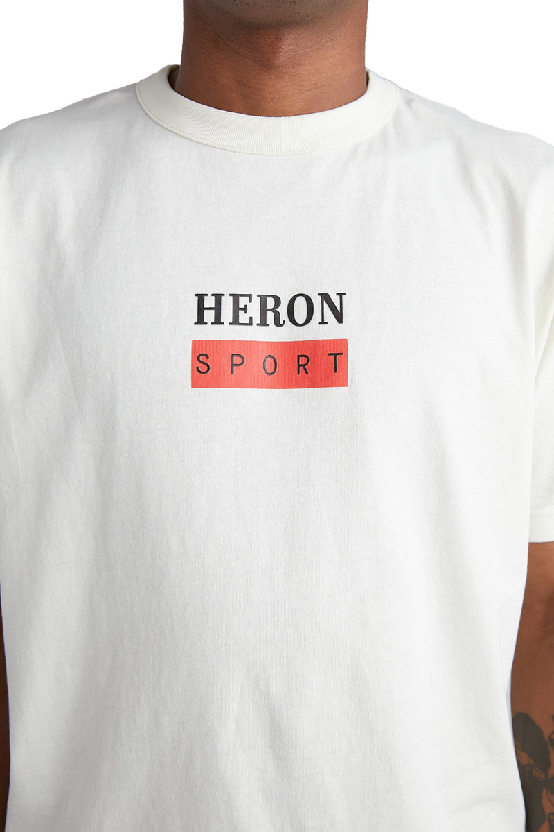 Heron Preston Sport Logo Tee 'White' - ROOTED