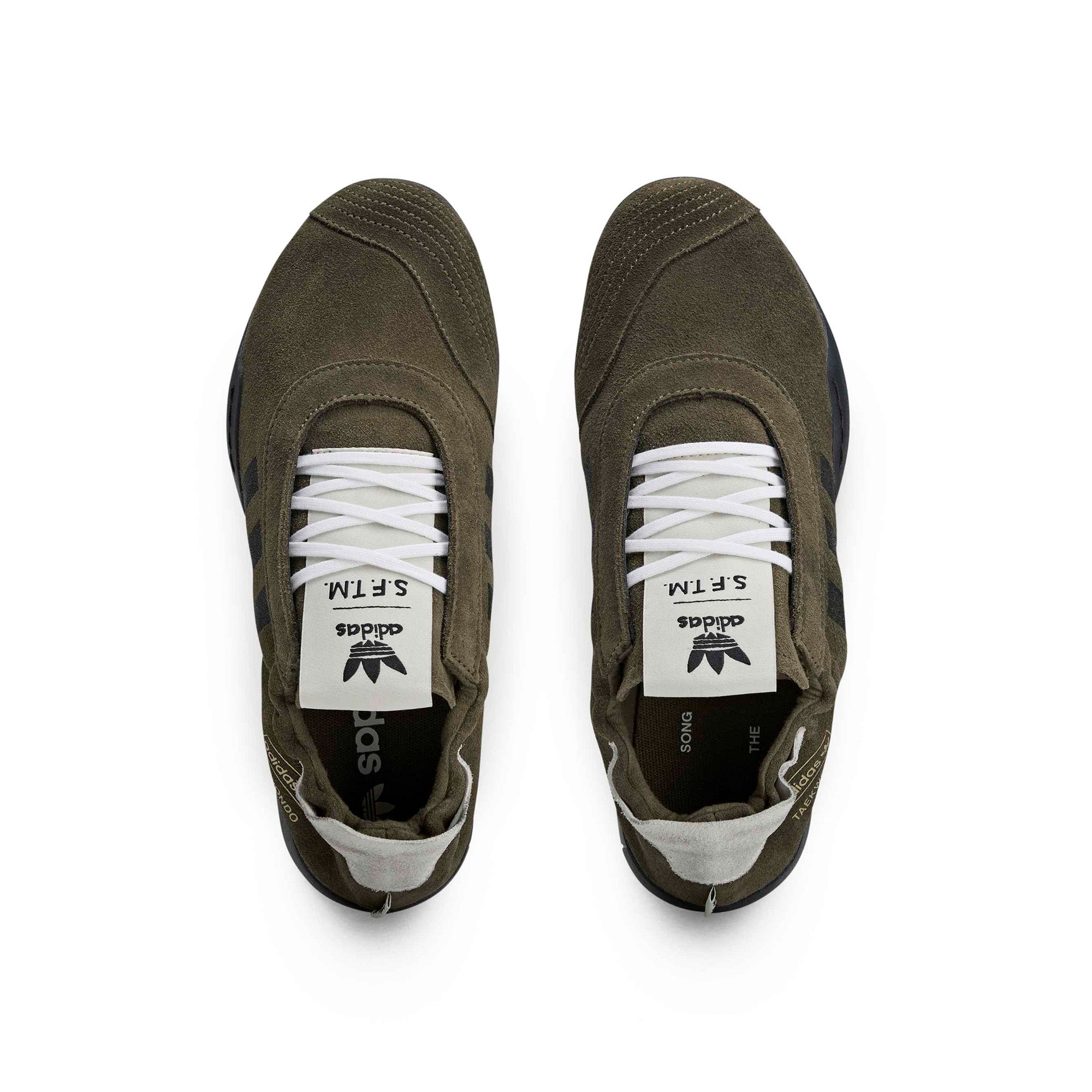 adidas TAEKWONDO S.F.T.M オリーブスニーカー23.5㌢ Womens adidas SFTM Taekwondo MEI 'Olive'