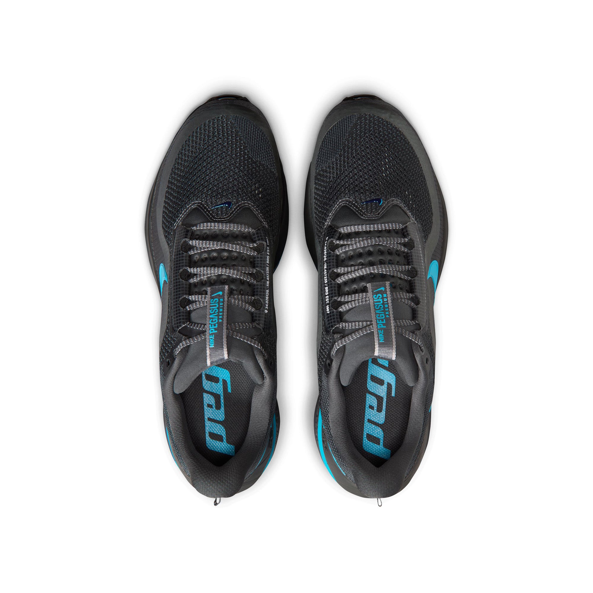 Nike Pegasus Premium 'Anthracite/Light Current Blue' - ROOTED
