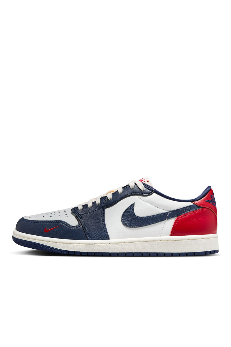 Air Jordan 1 Low Retro OG 'Summit White/Gym Red/Mignight Navy