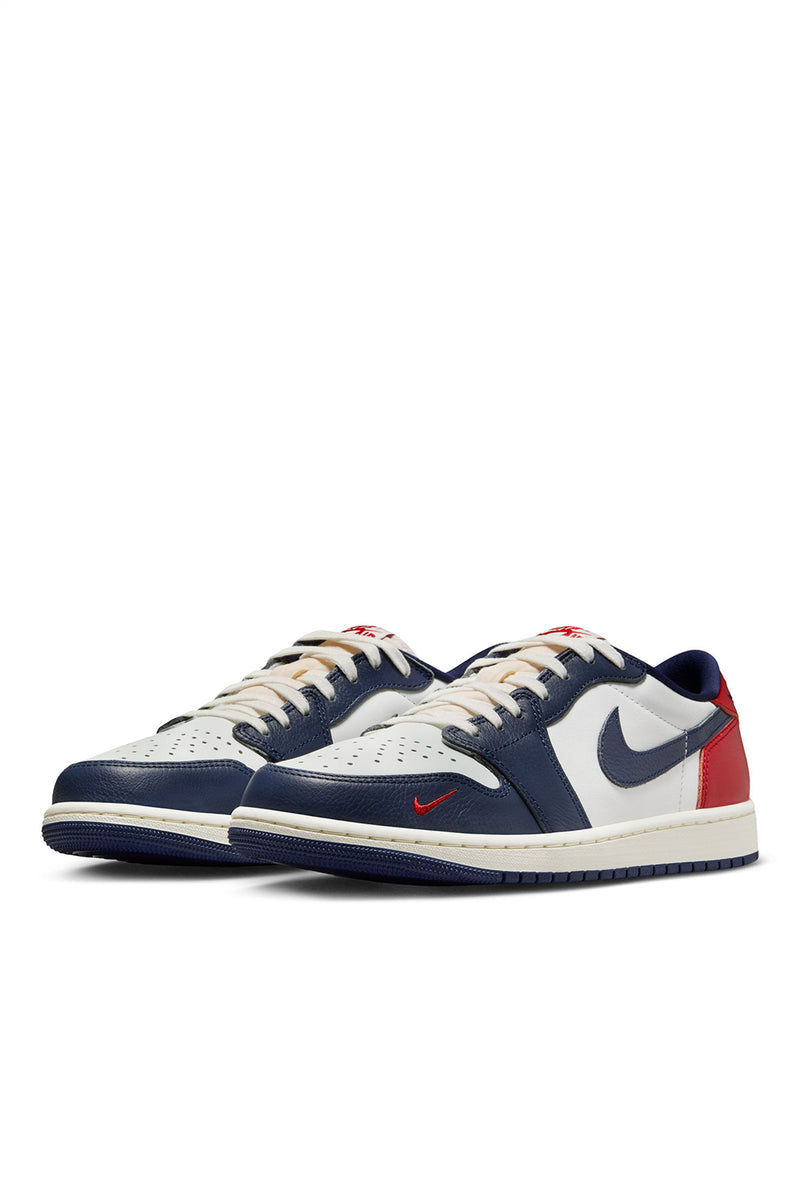 Air Jordan 1 Low Retro OG 'Summit White/Gym Red/Mignight Navy