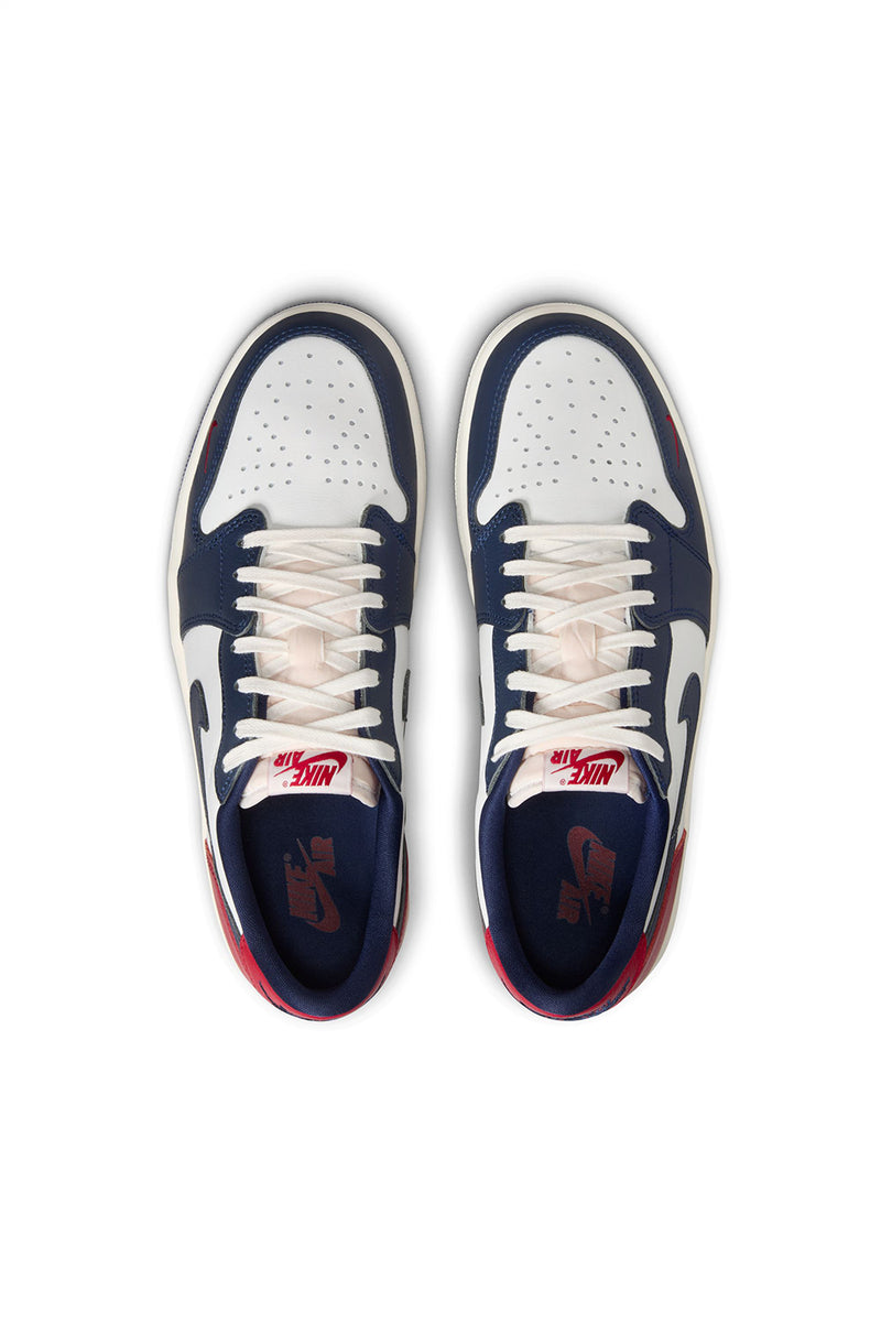 Air Jordan 1 Low Retro OG 'Summit White/Gym Red/Mignight Navy