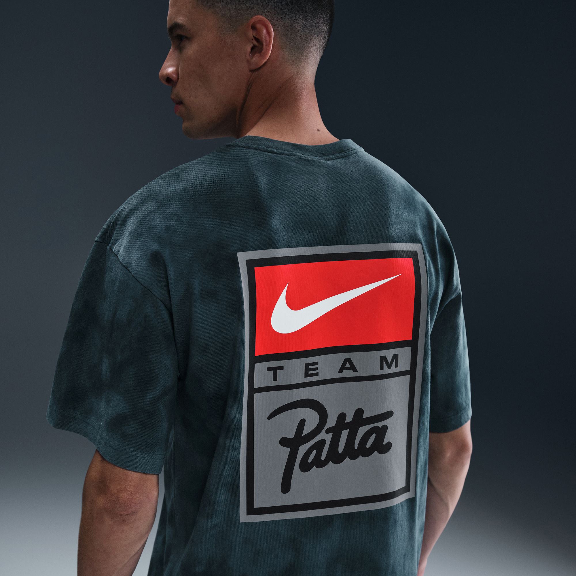 Nike x Patta Graphic Tee 'Squadron Blue/Deep Ocean'