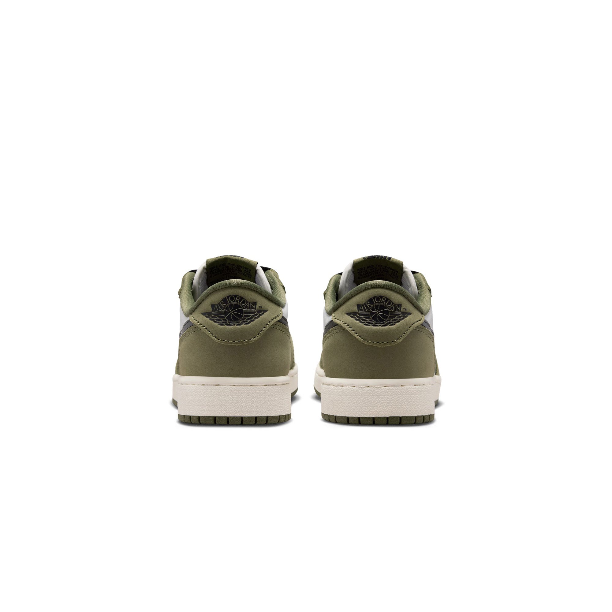 Kids Air Jordan 1 Retro Low 'Medium Olive/Black/Summit White' - ROOTED
