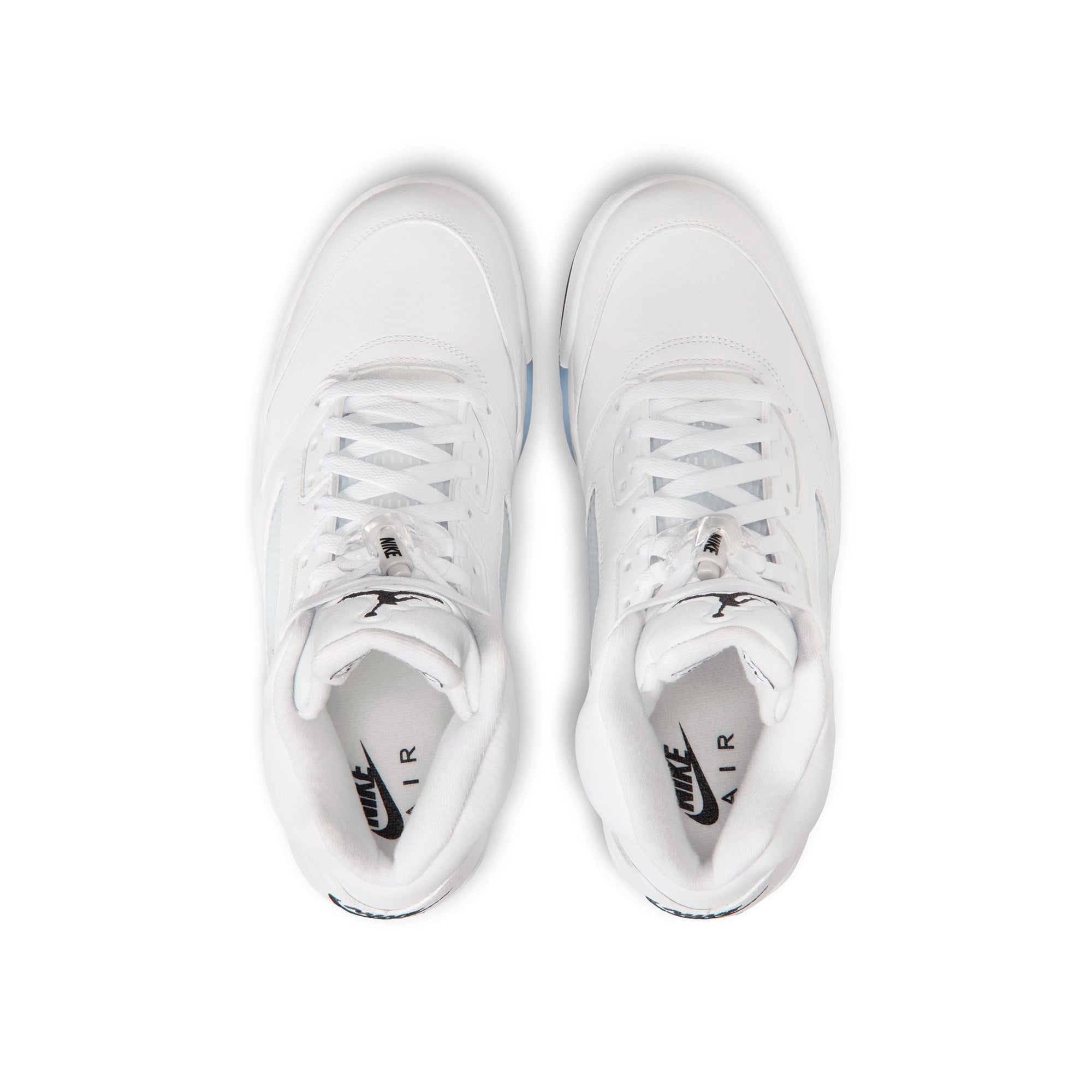 Air Jordan 5 Retro 'White/Black/Metallic Silver' - ROOTED