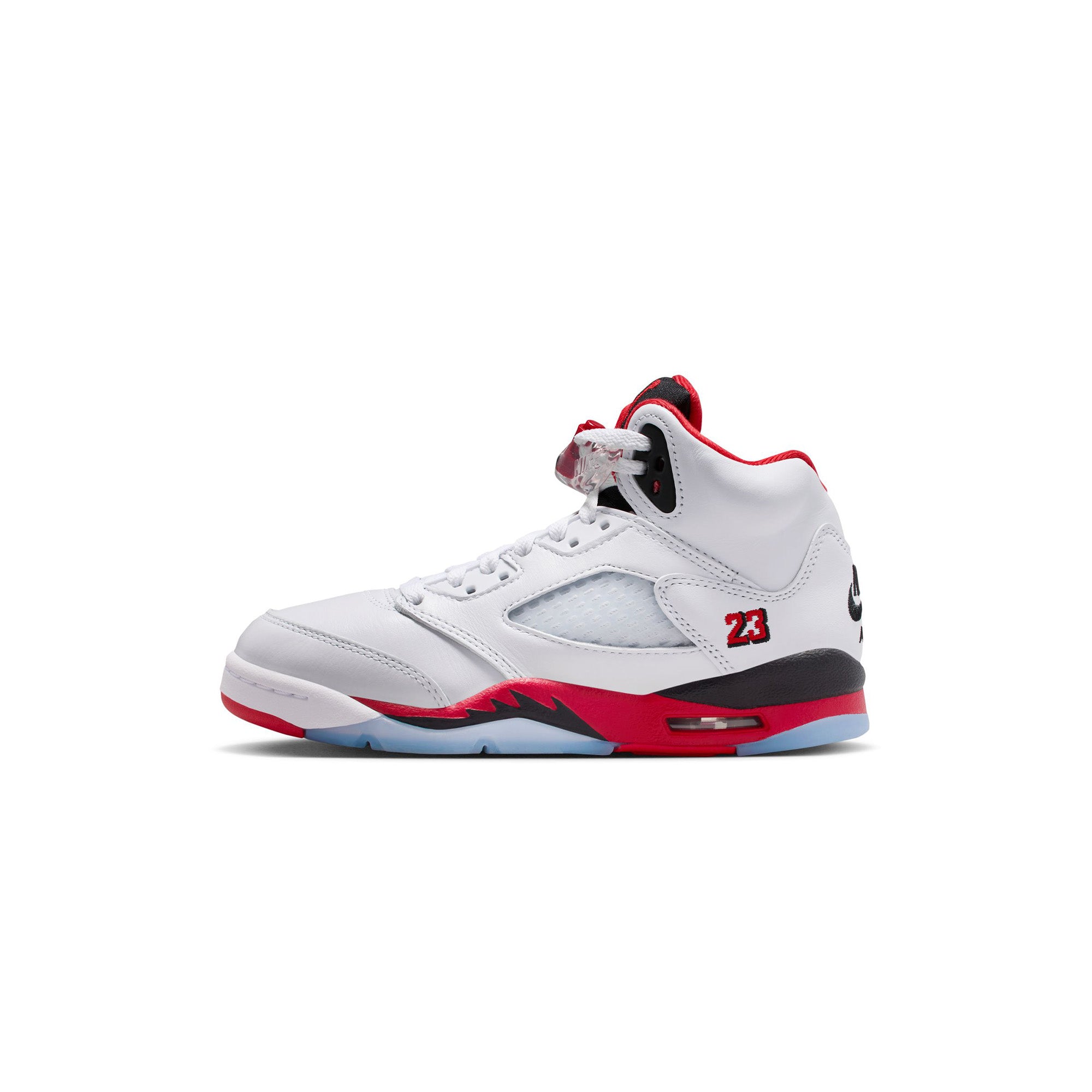Kids Air Jordan 5 Retro OG 'White/Fire Red'