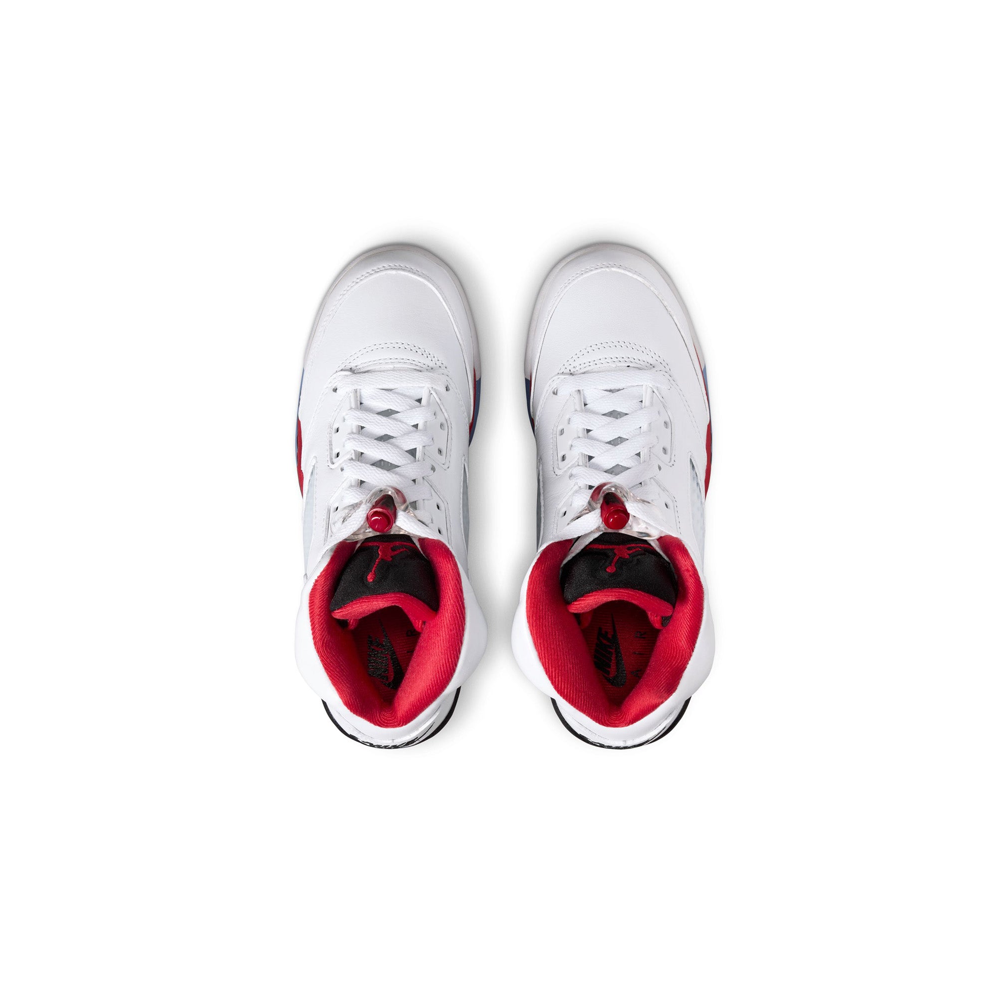 Kids Air Jordan 5 Retro OG 'White/Fire Red'