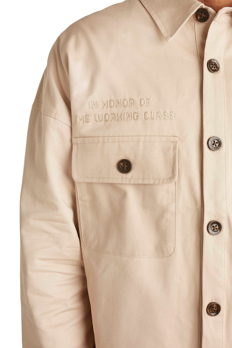 Honor The Gift Working Class Shirt 'Bone' - ROOTED