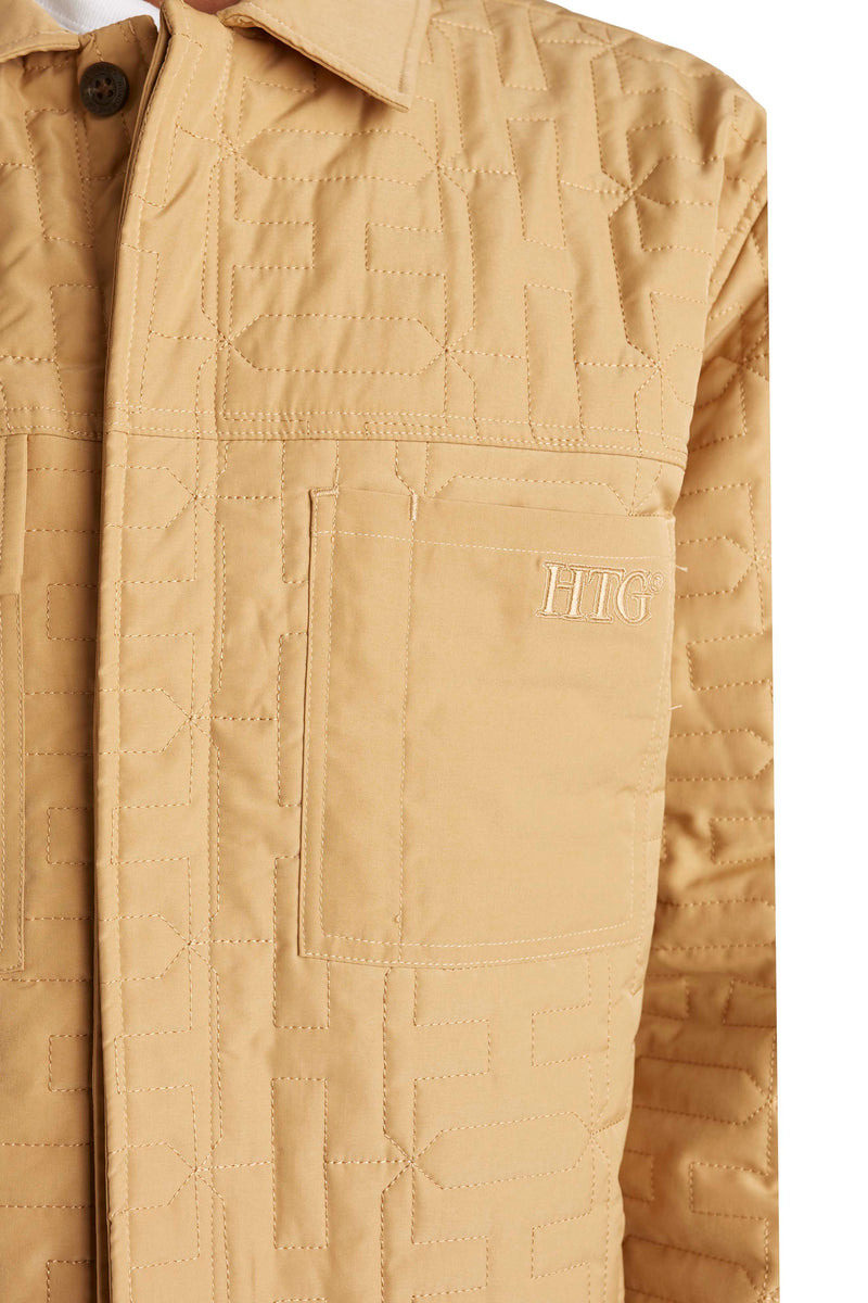 Honor The Gift Quilted Jacket 'Khaki' - ROOTED