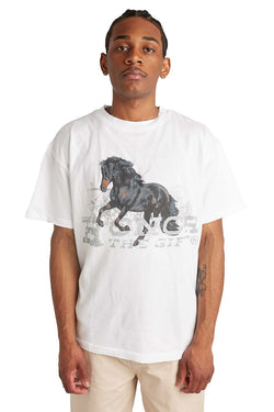 Honor The Gift Work Horse Tee 'White' - ROOTED