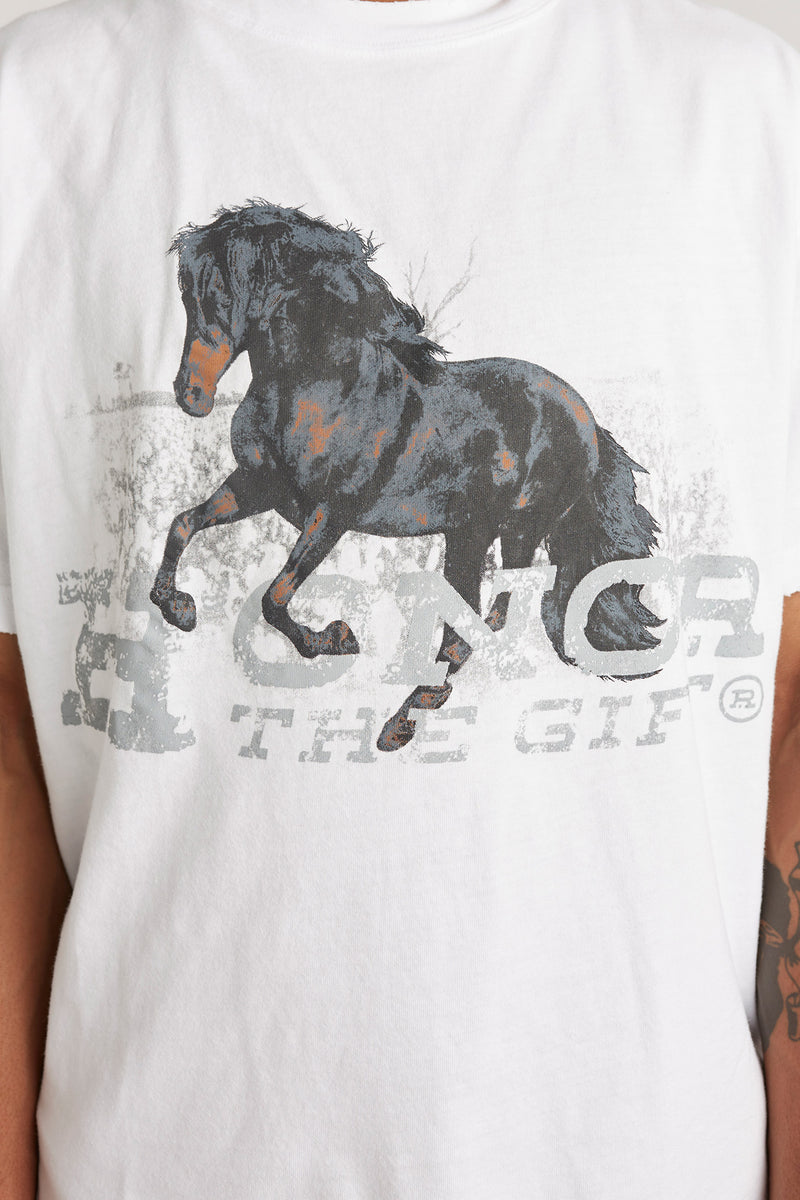 Honor The Gift Work Horse Tee 'White' - ROOTED