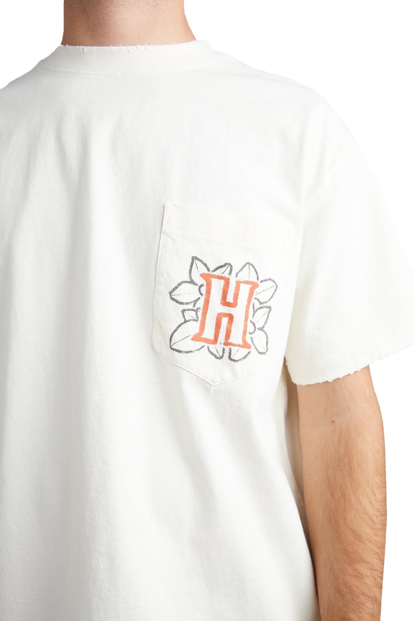 Honor The Gift Floral Pocket Tee 'Bone' - ROOTED