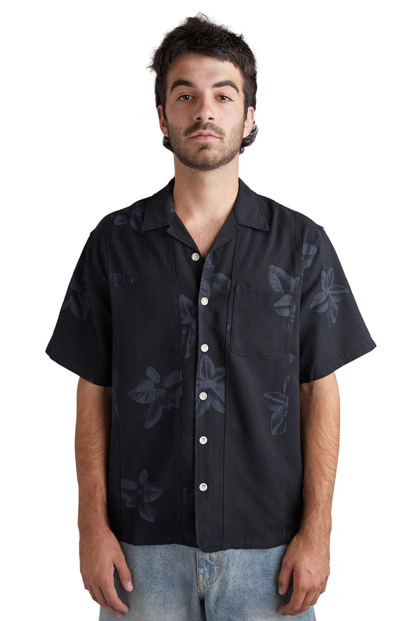 Honor The Gift Tobacco Button Up Shirt 'Black' - ROOTED