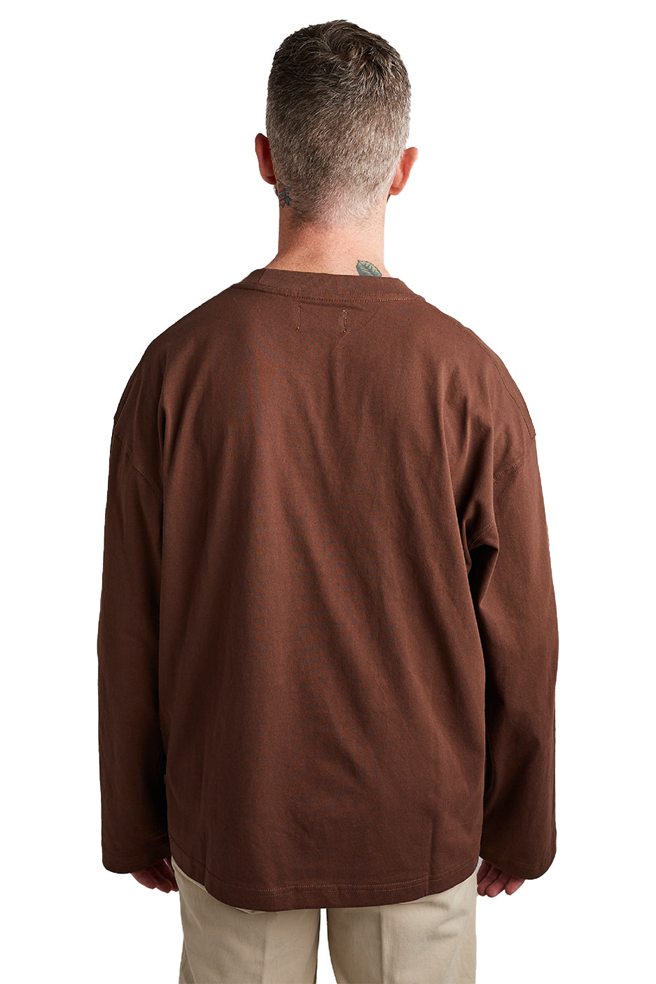 Honor The Gift Amp'd Up LS Tee 'Brown' - ROOTED