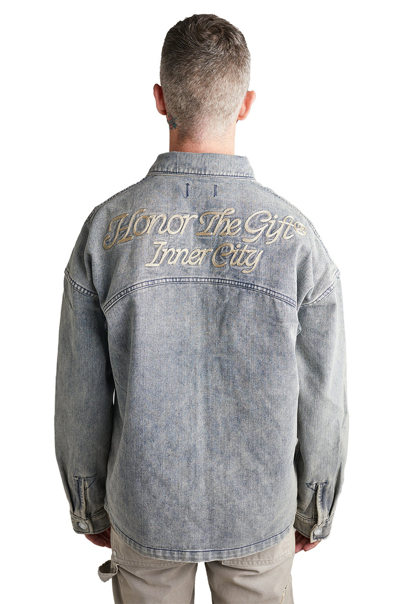 Honor The Gift Workshirt 'Indigo' - ROOTED