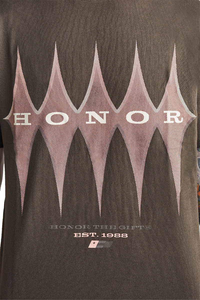 Honor The Gift Diamond Tee 'Black' - ROOTED