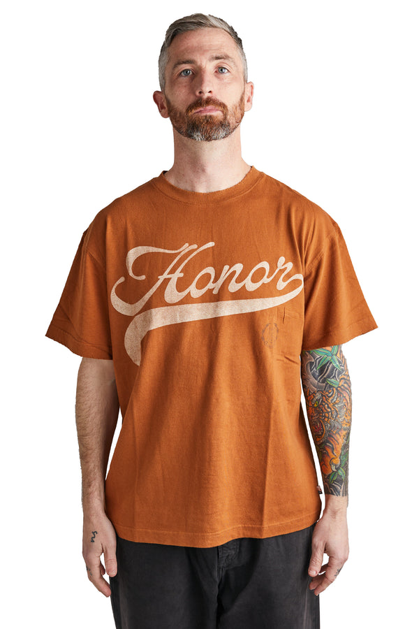 Honor The Gift Script Tee 'Copper' - ROOTED